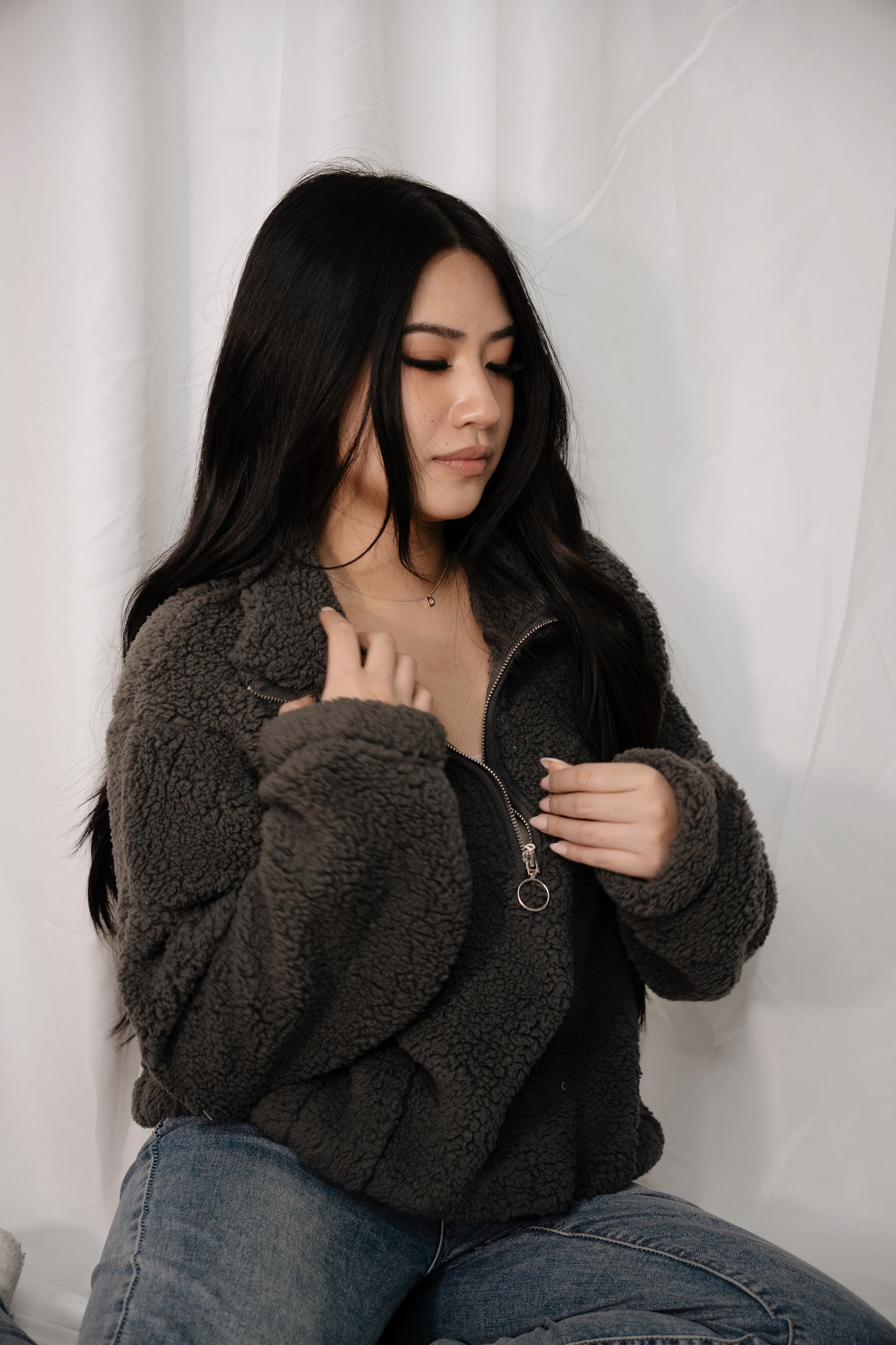 Sherpa ZipUp - Grey